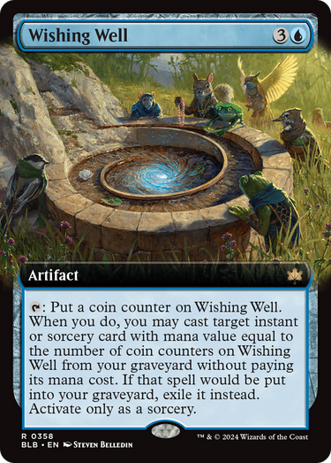 Wishing Well (Extended Art) (BLB-358) - Bloomburrow: (Extended Art) Foil
