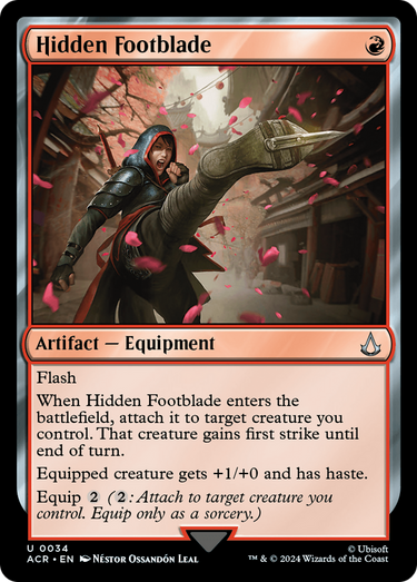 Hidden Footblade (ACR-034) - Assassin's Creed