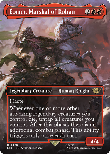 Eomer, Marshal of Rohan (Borderless) (LTR-428) - The Lord of the Rings: Tales of Middle-earth (Borderless)