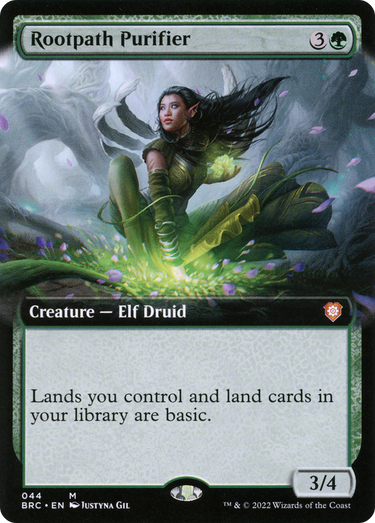 Rootpath Purifier (Extended Art) (BRC-044) - The Brothers' War Commander: (Extended Art)