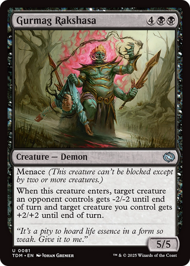 Gurmag Rakshasa (TDM-081) - Tarkir: Dragonstorm