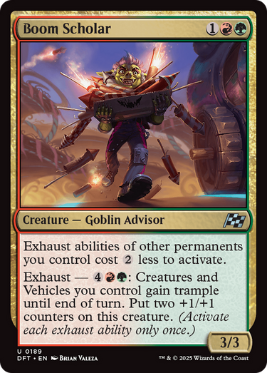 Boom Scholar (DFT-189) - Aetherdrift Foil