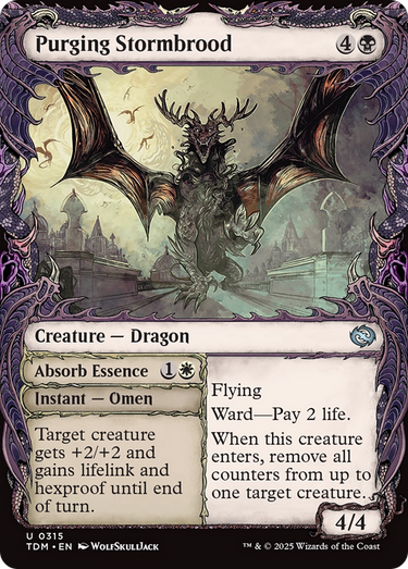 Purging Stormbrood (Showcase) (TDM-315) - Tarkir: Dragonstorm: (Showcase)