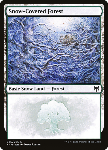 Snow-Covered Forest (285) (KHM-285) - Kaldheim: (snow)