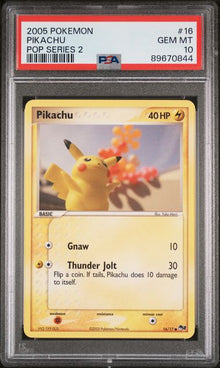 Pikachu Pop Series 2 #16 PSA 10