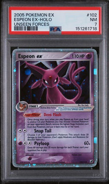 Espeon ex Holo #102 PSA 7