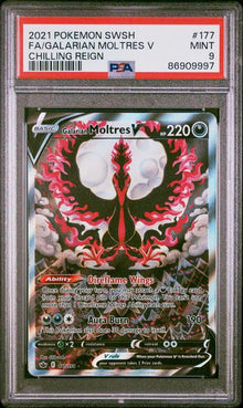 Galarian Moltres V Alternative Art PSA 9