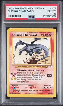 Shining Charizard #107 PSA 6