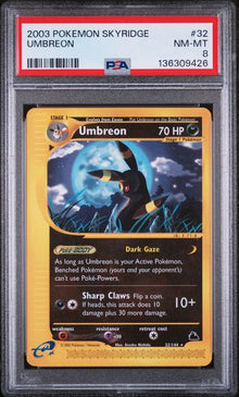 Umbreon Skyridge #32 PSA 8