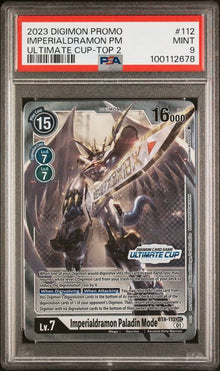 Imperialdramon Paladin Mode #112 PSA 9