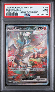Reshiram EX #166 PSA 9