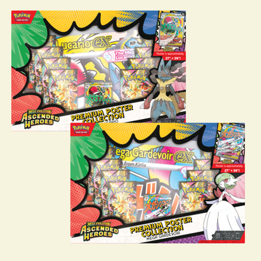 Pokemon - ME2.5 ASCENDED HEROES PREMIUM POSTER COLLECTION (Lucario/Gardevoir)