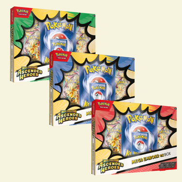 Pokemon - ME2.5 ASCENDED HEROES MEGA MEGANIUM/EMBOAR/FERALIGATR EX BOX