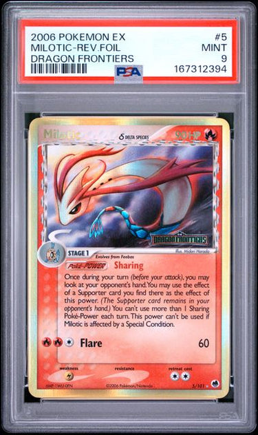 Milotic Rev. Foil #5 PSA 9