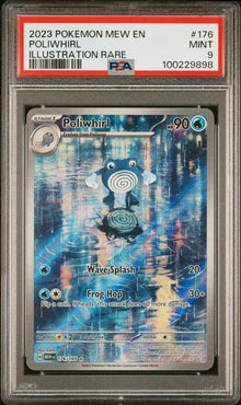 2023 POKEMON MEW EN-151 #176 POLIWHIRL ILLUSTRATION RARE