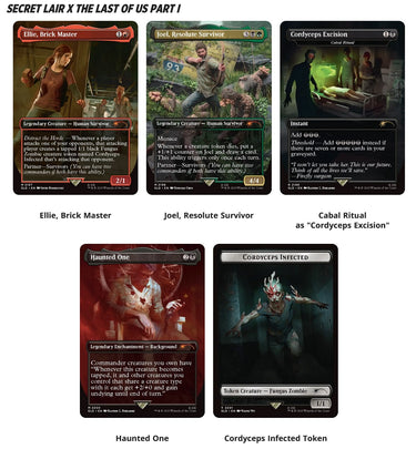 MTG Secret Lair Playstation Super Drop The Last Of Us Part 1: Chasing Hope Regular