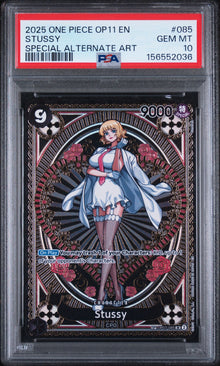 Stussy SP Alt Art PSA 10 front
