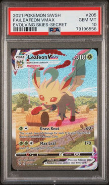 Leafeon VMAX #205 PSA 10