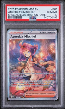 Acerola's Mischief Full Art #183 PSA 10